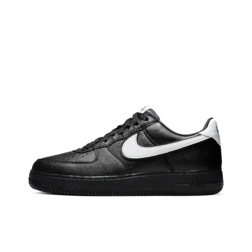 Nike Air FORCE 1 Slip-on Устойчивый к истиранию Низкий Топ Скейтбординг Кроссовки Унисекс Черный