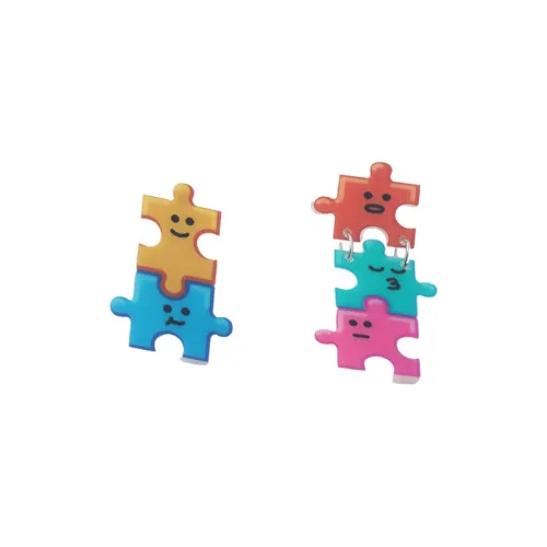 TUTAE Акриловые серьги-гвоздики женские