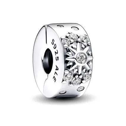 Pandora 925 стерлинговое серебро силикон синтетический кубический цирконий аксессуары женский серебро