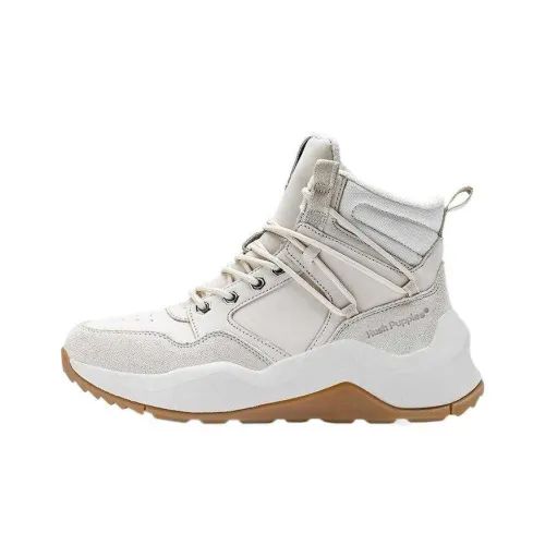 Hush Puppies Водонепроницаемая и Дышащая Высокая Уличная Обувь Женская Белая