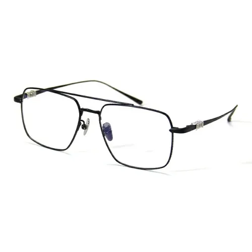 BOELEO Чистый титан Прямоугольные Оправы для очков Унисекс