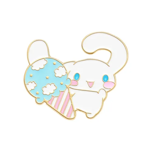 TIDECOLOR x Sanrio Cinnamoroll Модный милый брелок-застежка Cinnamoroll Brooch Derivative Мерч по IP