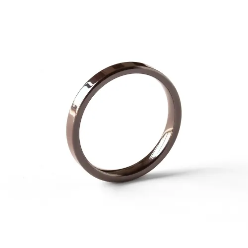 SHAN YE WANG Керамика Кольца Темно-кофейный Унисекс