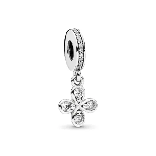 Pandora Sterling Silver 925 пробы Кубический цирконий Ювелирные аксессуары Серебряный Женские