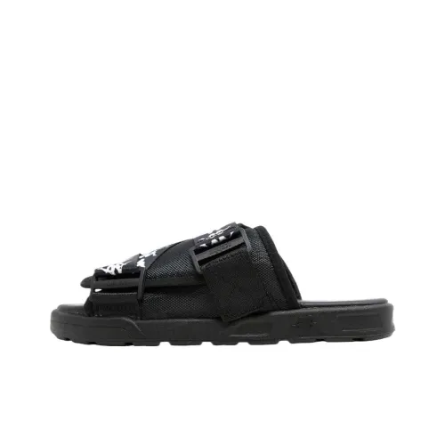 KAPPA One Ремешок Сандалии Низкий каблук <3 см Унисекс Черный