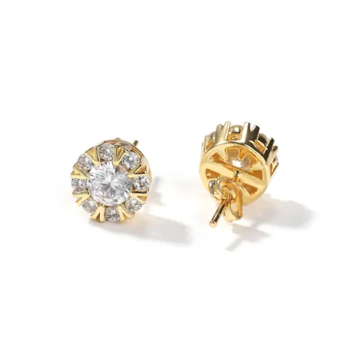 KING OF BLING Сплав Серьги-гвоздики Унисекс