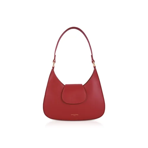 Le Parmentier Натуральная кожа Портативная Сумка через плечо Сумка на плечо Стандартная Женская Пламя Цвет