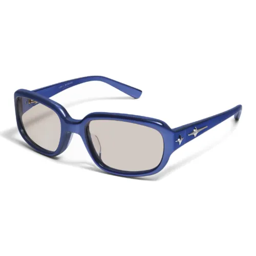 GENTLE MONSTER Noizer Пластиковая оправа Нерегулярная форма Солнцезащитные очки Унисекс Синий