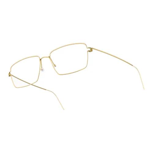 LINDBERG Нерегулярная форма Оправы для очков Унисекс Золото