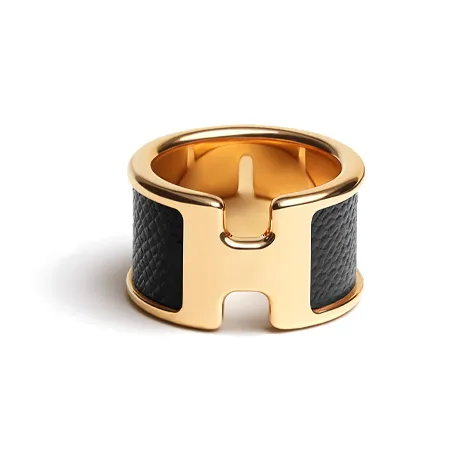 HERMES Olympe Металл Кольца Унисекс Черный