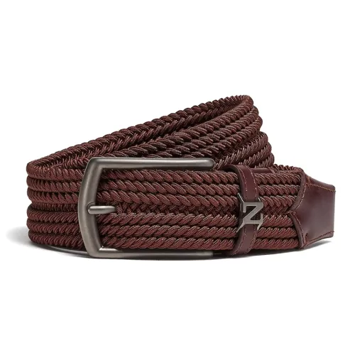 Ermenegildo Zegna Кожаные ремни Красный Коричневый Мужской