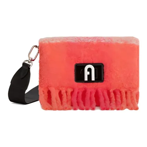 Furla Шерсть Конверт Сумка Сумка через плечо Мини Женская Апельсин