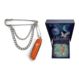 Нож + Брошь Подарочная Коробка