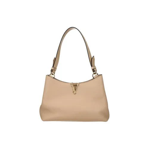 VERSACE Кожа Портативный Crossbody Сумка Сумка через плечо Женская Светлый Умбра