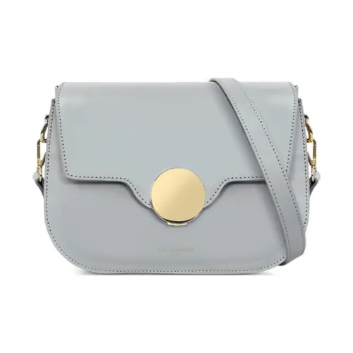 Le Parmentier Сумка через плечо из натуральной кожи женская небесно-голубая