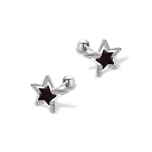 CARAT'S DIARY Эмаль Серьги-гвоздики Girlfriend Love Confession Подарочный набор для Женских Женских