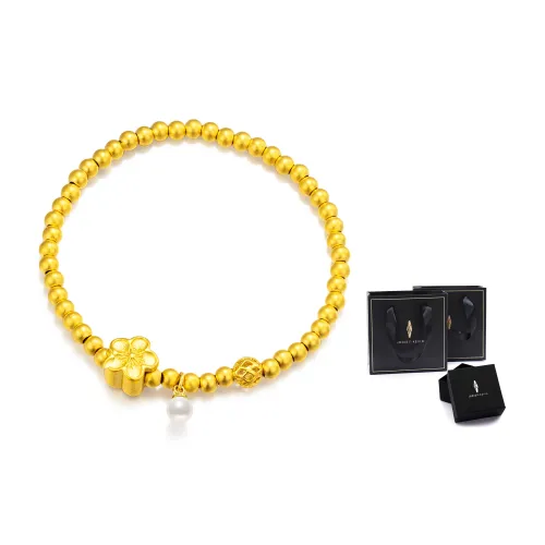 Jodie＆Kevin Браслеты Сплав Персиковый Cut Out Бусина Женские