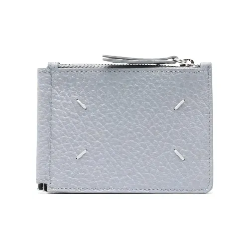 Maison Margiela Телячья кожа Кошелек Мужской Светло-синий