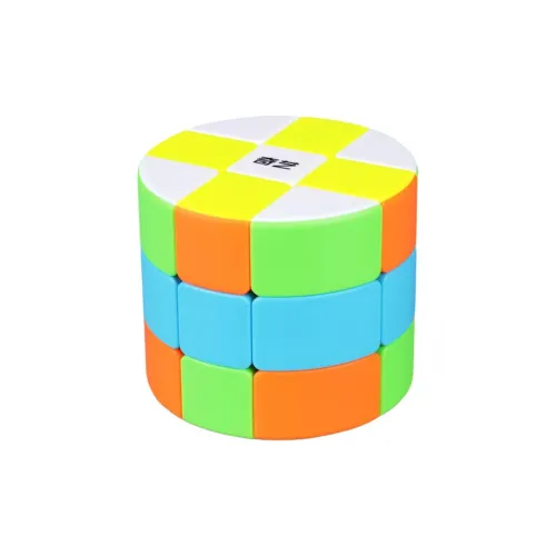 Qiyi Нерегулярная форма Кубик Рубика Цилиндрическая форма Third Order Развивающие игрушки