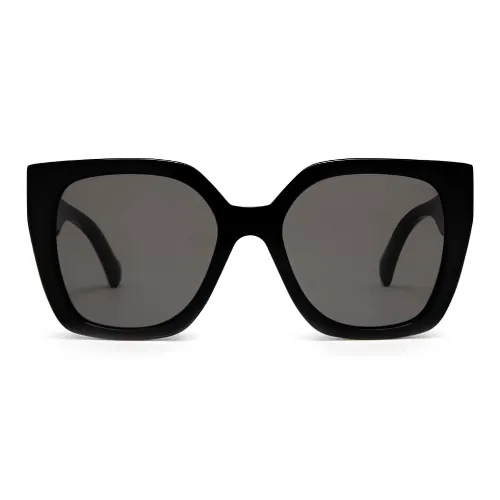 GUCCI Пластиковая оправа Квадратные Солнцезащитные очки Женские