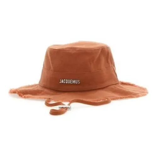 Jacquemus Cotton Bucket Hats Коричневый Женские