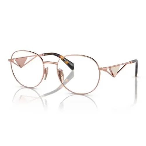 PRADA Квадратные Оправы для Очков Женские Розовое Золото