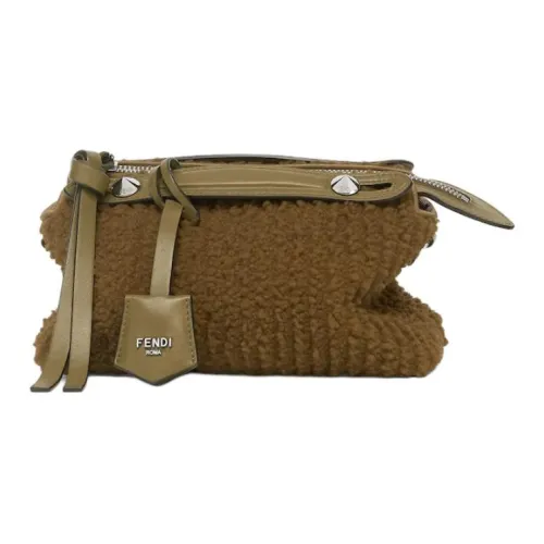 FENDI By The Way Series Овчина Сумка через плечо Сумка Мини Женская Зеленая