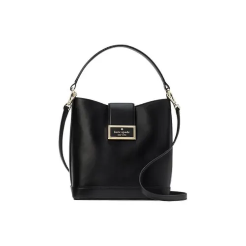 Kate Spade Кожа Ведрообразные Сумки Сумки через плечо Сумка на плечо Женская Черная