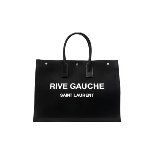 SAINT LAURENT Хлопок Сумка Большая Мужская Черная