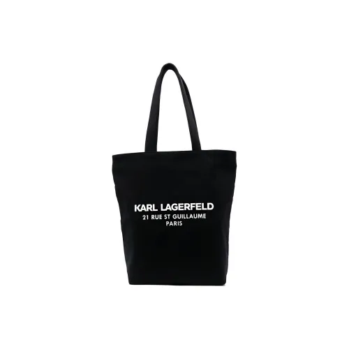 KARL LAGERFELD Хлопок Тоут Сумка Маленькая Мужская Черная