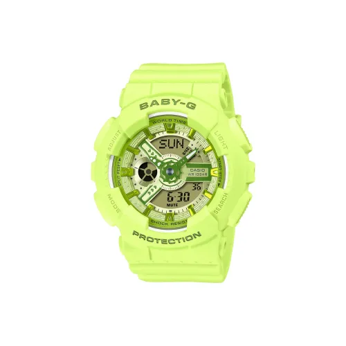 CASIO Кварцевый механизм Часы Унисекс Зеленый циферблат