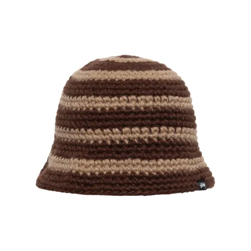 Stussy Акриловые Шапки-бини Унисекс Коричневый