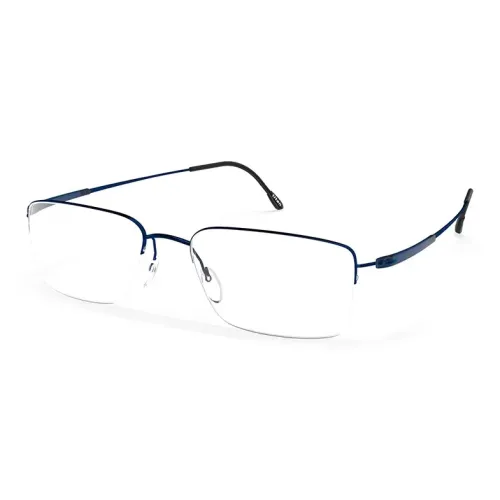 SILHOUETTE SPX+Titan Rectangular Eyeglass Frames Men's