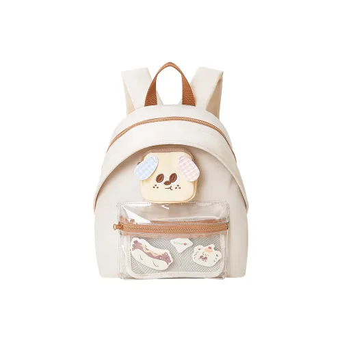 Sound For Life Ткань Рюкзак Женский Белый Желтый