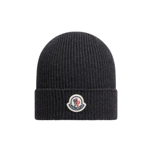 Moncler Шерстяные Шапки Мужской Темно-Серый