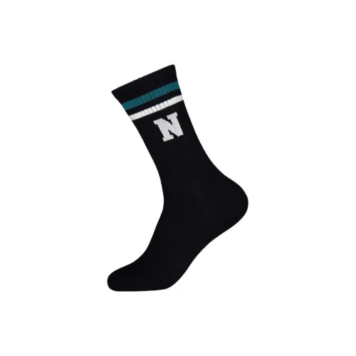 New Balance 1 шт Черный Унисекс MID Носки до икры