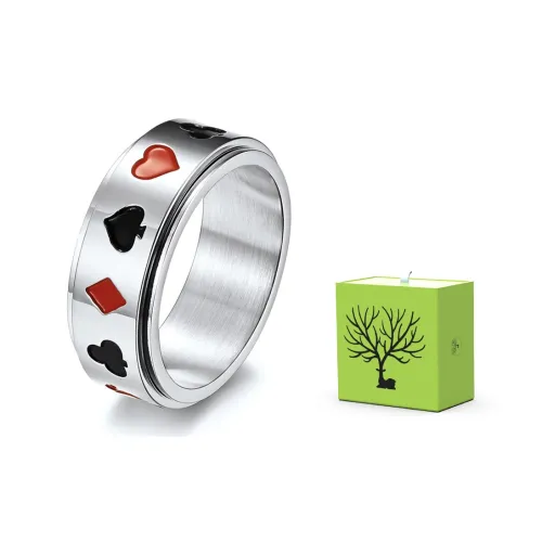 LIBALU Кольца из титанового стального сплава Мужские