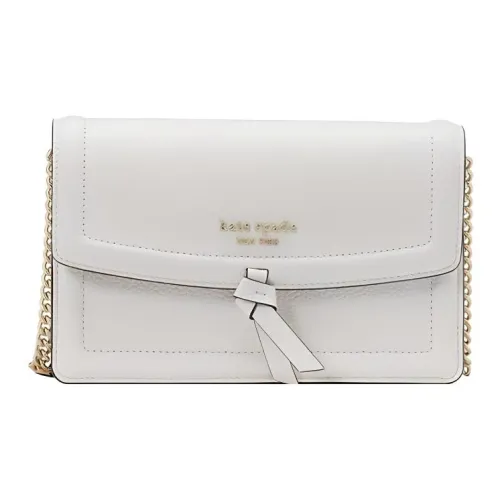 Kate Spade Knott Зернистая кожа личи Кожа Сумка через плечо Женская Белая