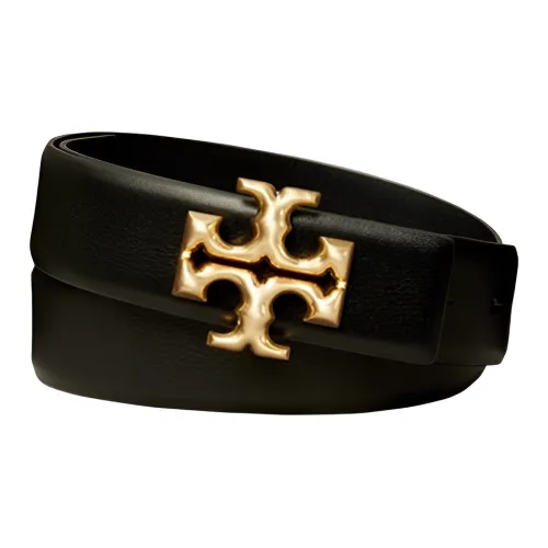 Tory Burch Ремни из коровьей кожи женские черные 3,2 см