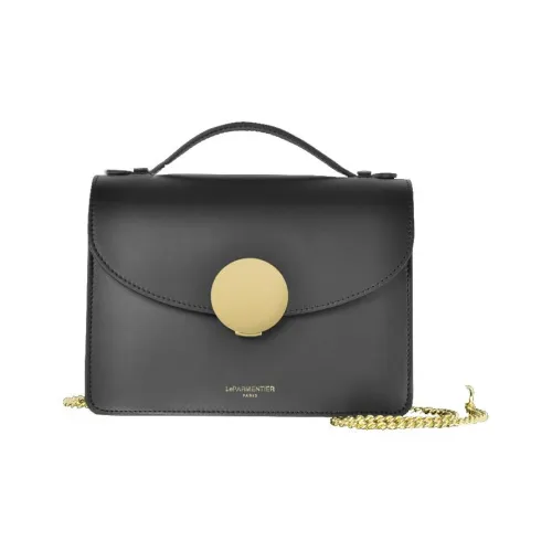 Le Parmentier Телячья кожа Портативный Crossbody Сумка через плечо Обычная Женская Черная