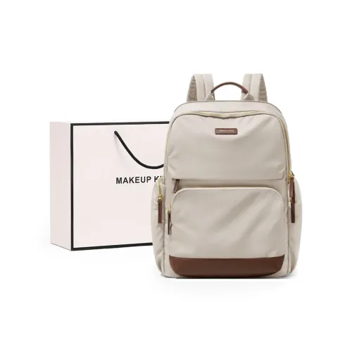 MAKEUP KITTEN Нейлоновая ткань синтетическая кожа рюкзак большой унисекс хаки черный