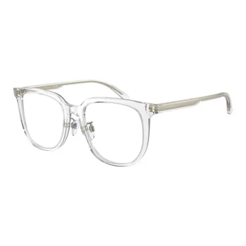 EMPORIO ARMANI Пластиковая оправа для очков нерегулярная форма мужская прозрачная
