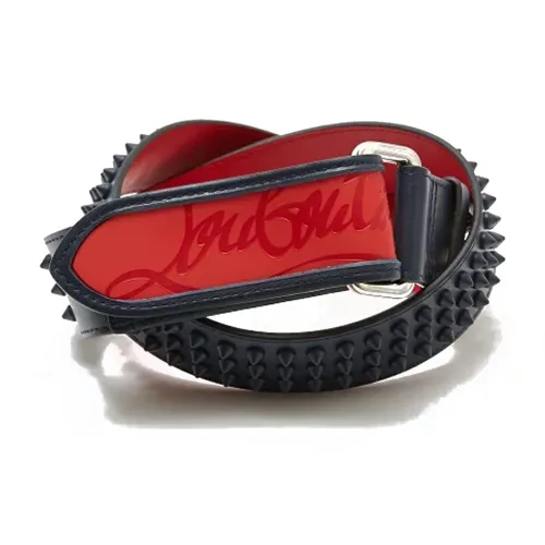 CL LUBOTING Stud Украшение Snap Пуговица Кожаные ремни Унисекс Красный черный Ширина 3,8 см