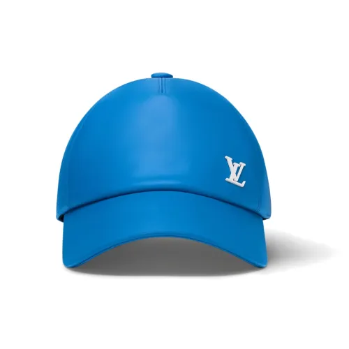 LOUIS VUITTON Коровья кожа металлические детали кепки мужской синий