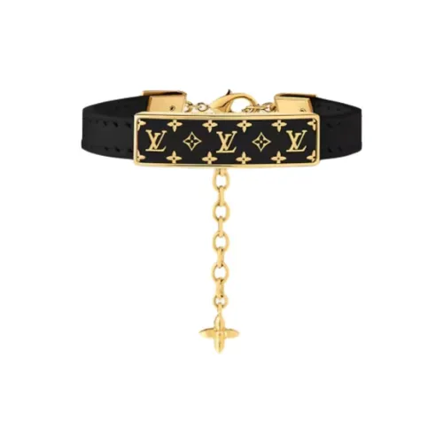 LOUIS VUITTON Кожа Браслеты Женские Черный
