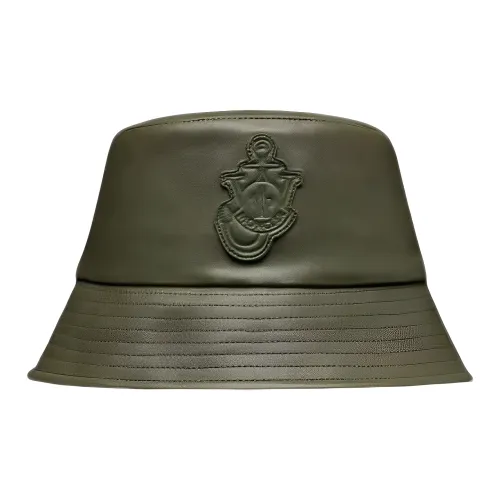 Moncler Кожа Кепки Мужские Зеленые