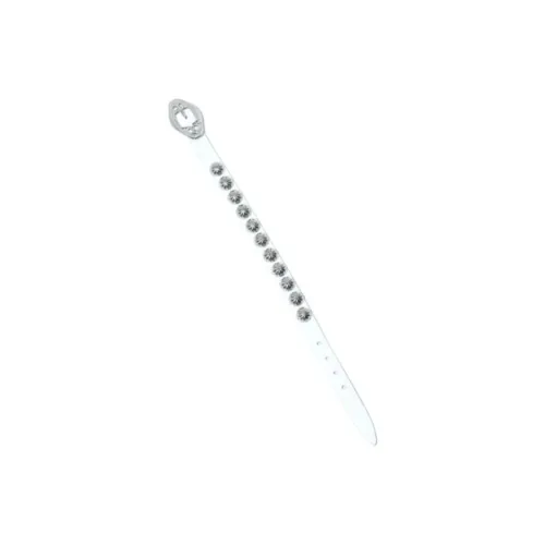 Toga Pulla Коровья кожа Наручные повязки Мужской Черный Белый