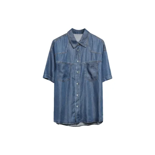 RAYSHOW Синие Унисекс Рубашки