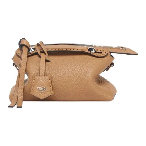 FENDI By The Way Selleria MiniМини-сумка Selleria Цвета Капучино, Прошитая Вручную 156 Стежками