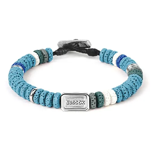 SUSOOK Браслеты из вулканического камня Унисекс Озерный Синий